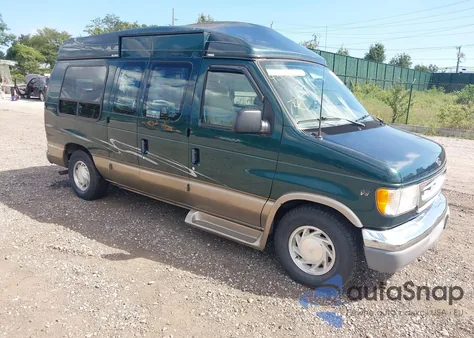 2000 Ford E-150 Recreational из США, поврежденный, VIN 1FDRE14W2YHB48494